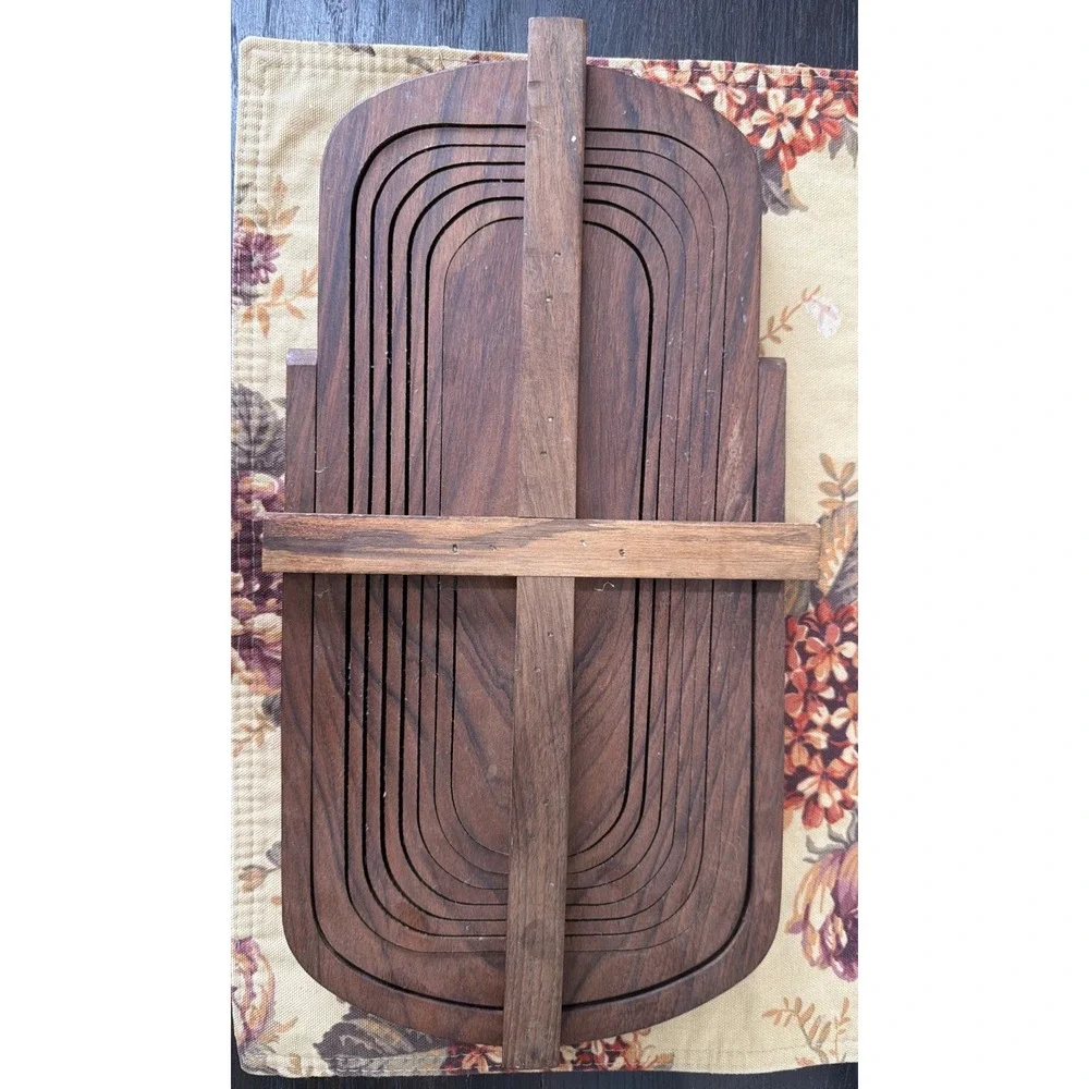Woodcraft Arts COLLAPSIBLE FOLDING‎ BREAD BASKET